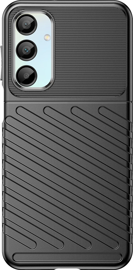 Mbështjellës Hurtel Thunder Case për Samsung Galaxy A26, silikon i blinduar, i zi