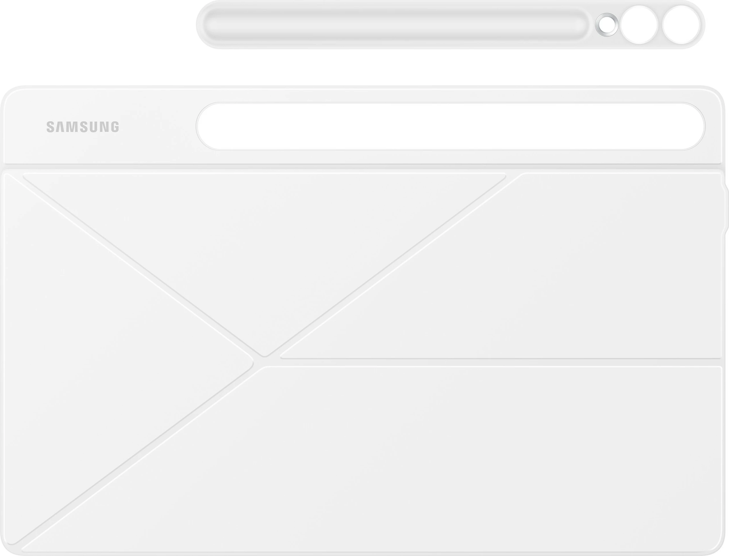 Mbështjellës Samsung Galaxy Tab S9+, Flip case, 31.5 cm, Bardhë