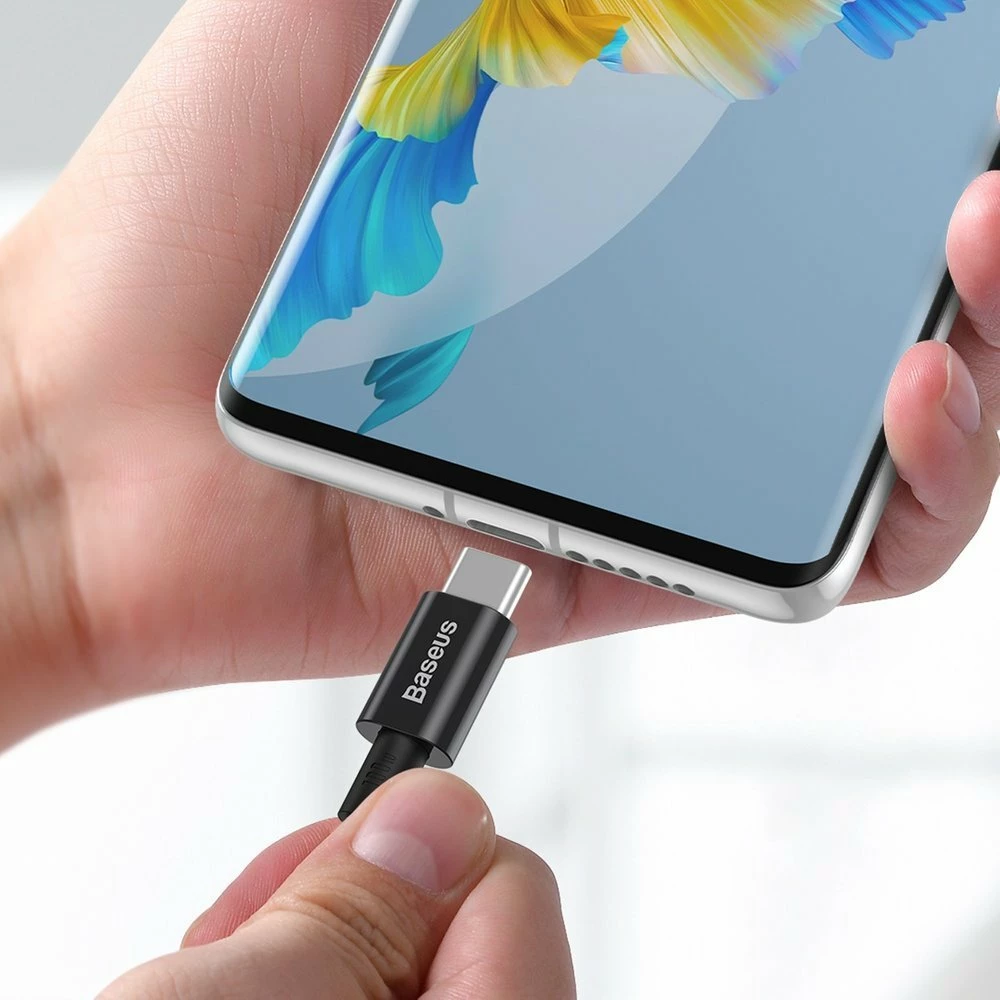 Kabllo USB-C në USB-C Baseus CATYS-C01, 2m, 100W, e zezë