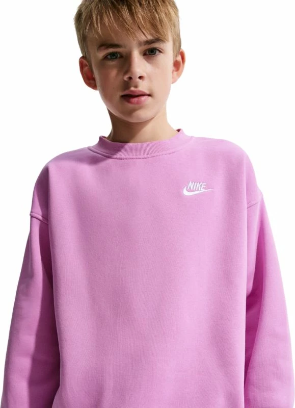Duks për fëmijë Nike Sportswear Club Fleece FD2923 503, rozë [Madhësia: S]