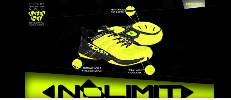 Atlete për fëmijë Tempish, të verdha