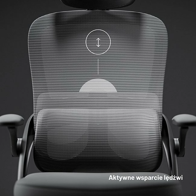 Karrige zyre ergonomike Diablo Chairs V-Light, rrjetë mesh, 3D mbështetëse krahu, gri