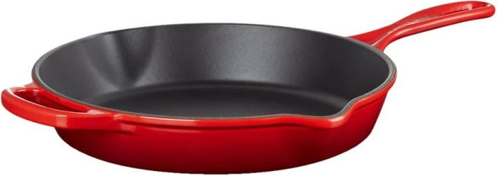 Tigan për skuqje dhe servirje, Le Creuset, High 26 cm, model 20187260600422, e kuqe qershie