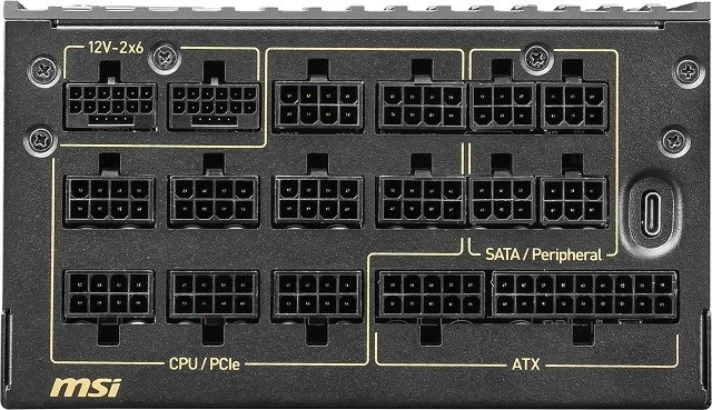 Kasë furnizuesi energjie MSI MEG Ai1600T, 1600W, 80+ Titanium, e zezë