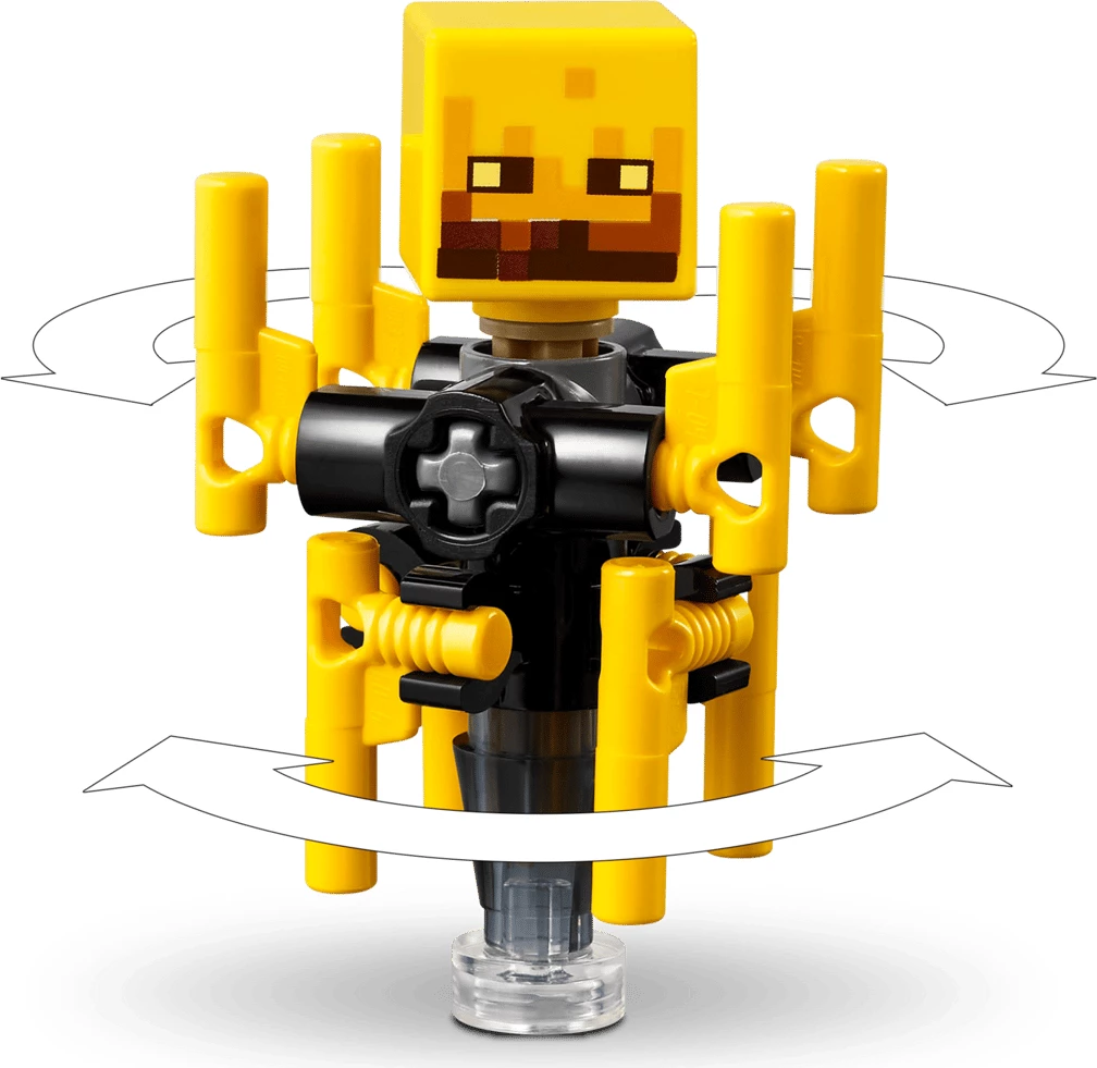 Set LEGO Minecraft The Nether Lava Battle 21266, 99 pjesë, 4 figura, 6+