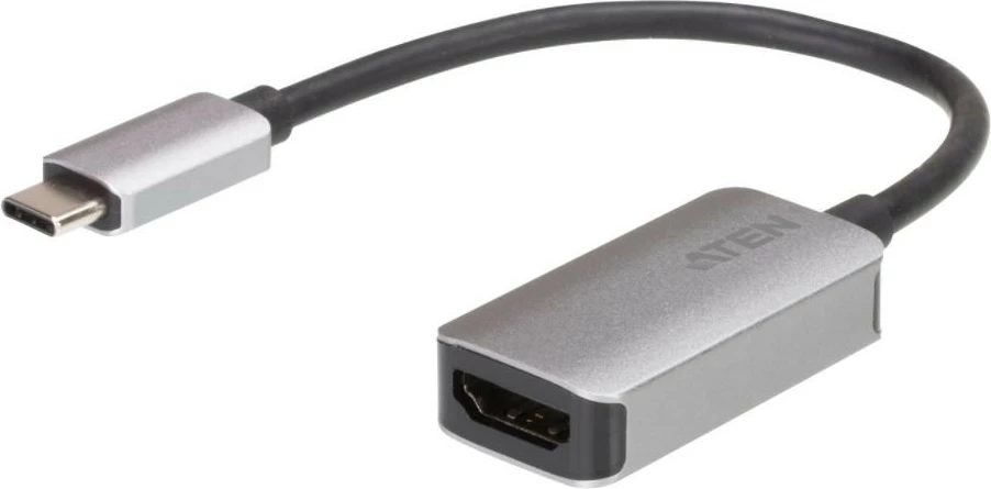 Adapter USB-C në HDMI 4K ATEN UC3008A1-AT, 15.4 cm, Çelik