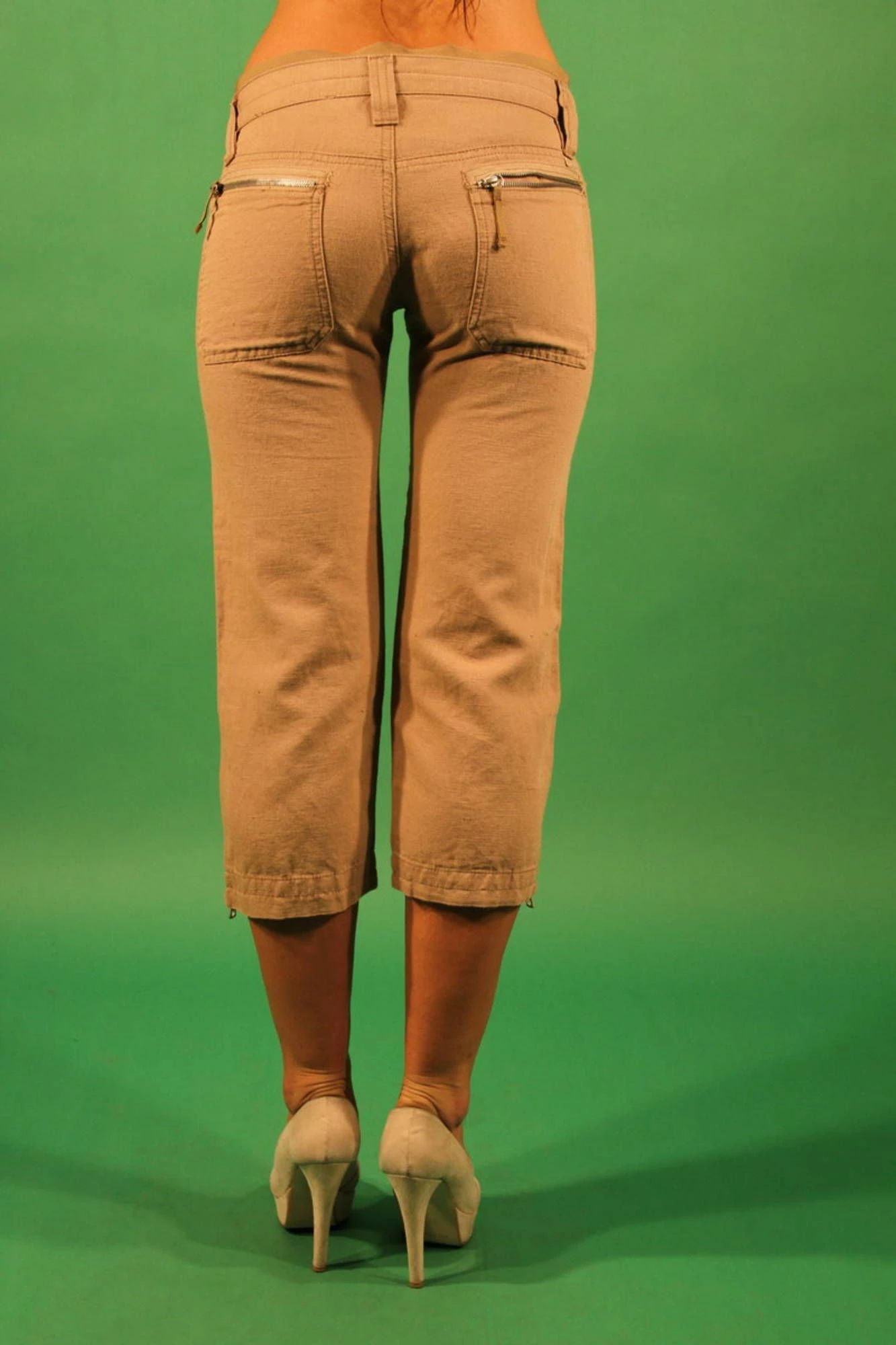 Pantallona GAS Pinocchietto femra, beige [Madhësia: 24]