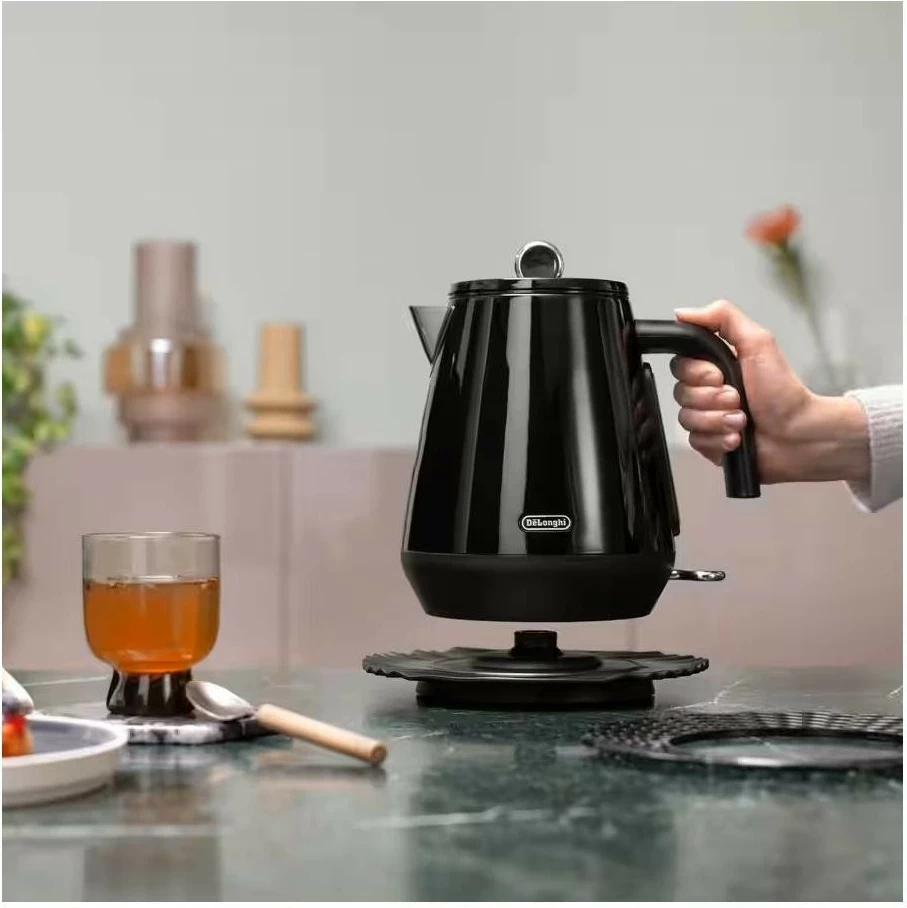 Çajnik elektrik DeLonghi Eclettica KBY2001, 1.7L, inox, i zi