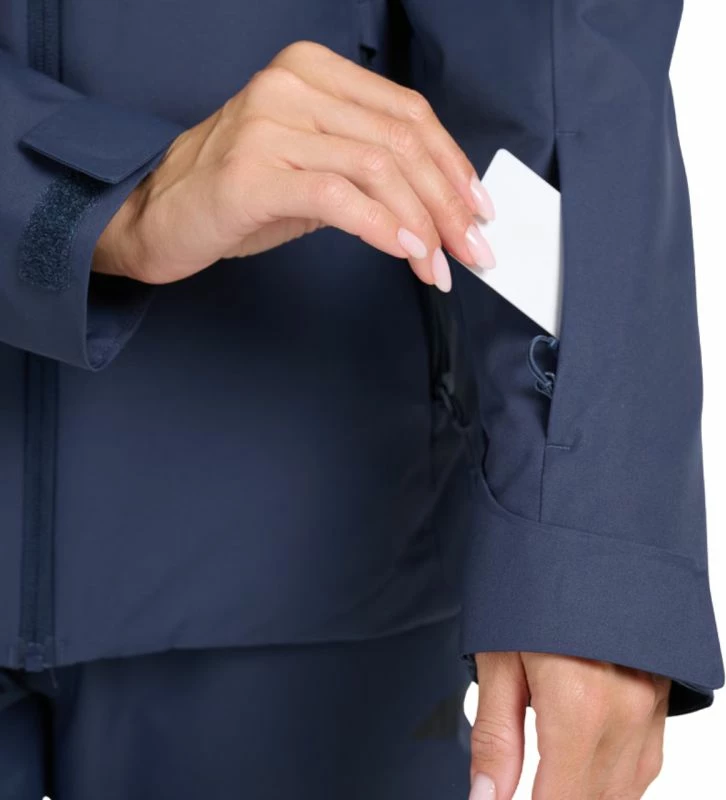 Jakne ski për femra 4f, navy blue