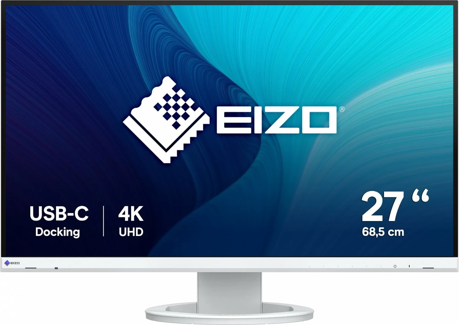 Monitor Eizo FlexScan EV2740S-WT, 27 inch, IPS, 4K, USB-C PD 70W, bardhë