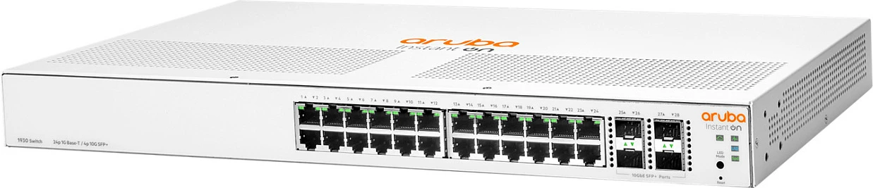 Switch HPE Aruba Instant On 1930, 24x Gigabit, 4x SFP+ 10G, Managed L2+, Rack 1U