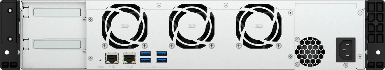 NAS server QNAP TS-855eU-8G, 2U, 8x2.5"/3.5" SATA, Intel Atom C5125, 8GB RAM, 2x2.5GbE, i zi