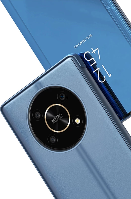 Mbështjellës Hurtel Clear View Case për Honor X9/X9 5G/X30/Magic4 Lite, i zi, flip cover