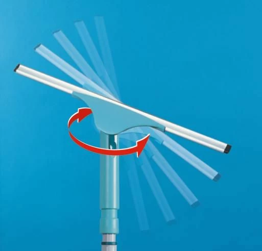 Fshirëse dritaresh Leifheit Window Wiper Slider XL 40 cm me shufër teleskopike 110-190 cm, turkez