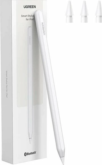 Stylus Ugreen LP653 për iPad, karikim magnetik wireless, Bluetooth, Palm Rejection, i bardhë