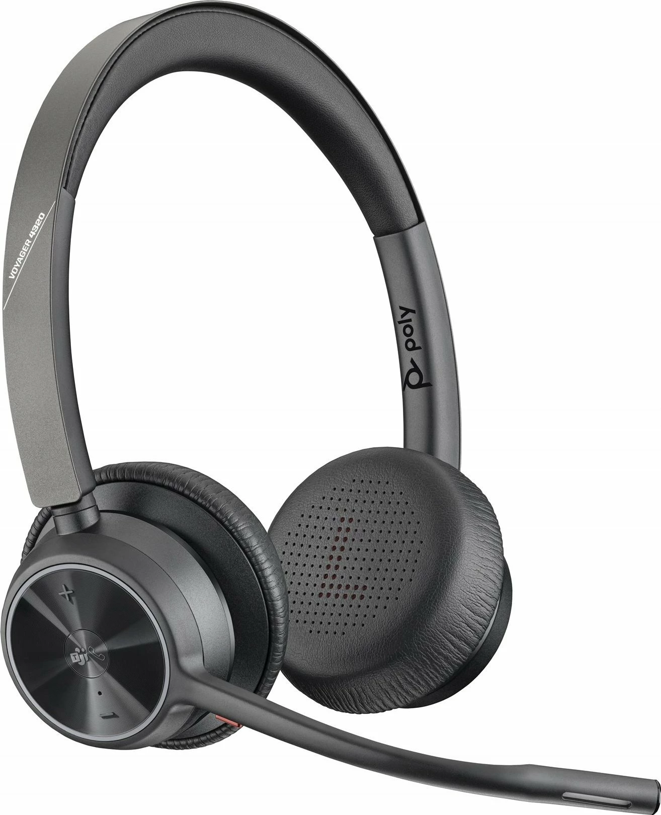 Kufje Poly Voyager 4320-M (77Z32AA), Bluetooth 5.1, wireless + USB-C, over-ear stereo, Microsoft Teams Certified, me BT700 dongle + charging stand, e zezë