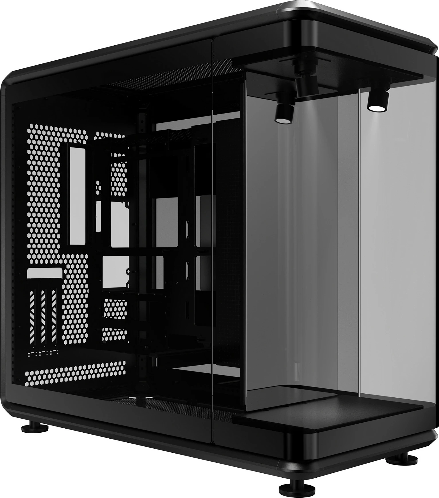 Kasë Cooler Master MasterFrame 360 Panorama, Full Tower, tempered glass, e zezë