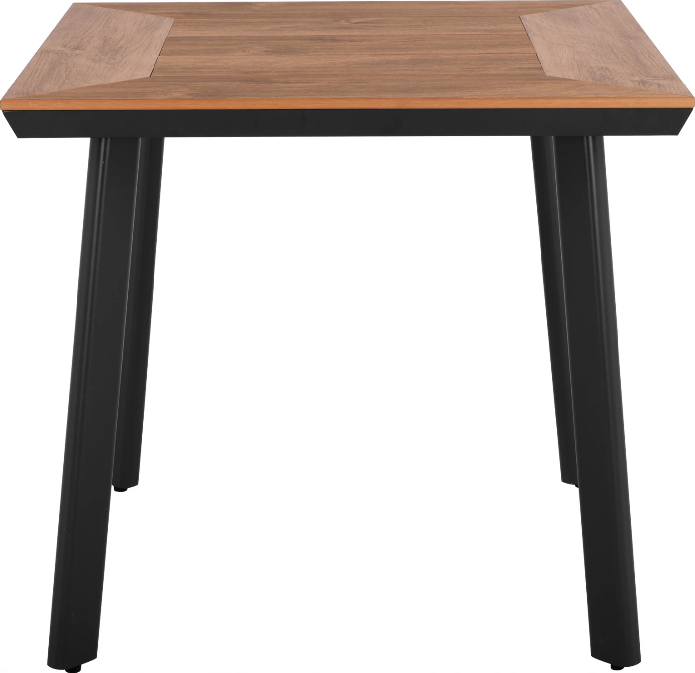 Tavolinë alumini me sipërfaqe tavoline polivudi FH5563.02 gri 80x80x72