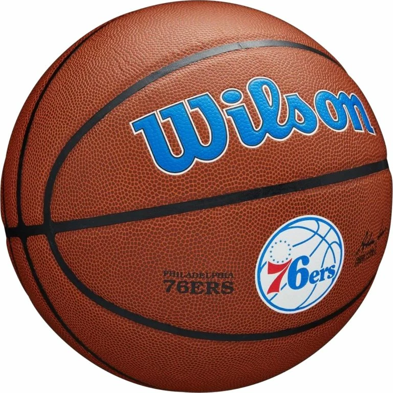 Atlete për basketboll Wilson, modeli Team Alliance Philadelphia 76ers, ngjyrë kafe [Madhësia: 7]