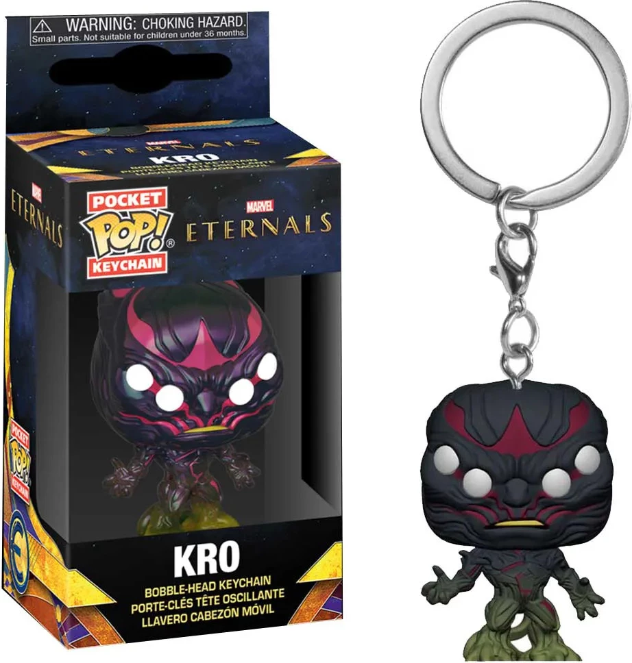 Varëse çelësash Funko Pocket Pop Marvel Eternals Kro, e zezë/kuqe