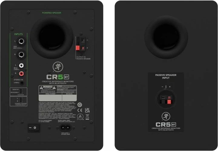 Boxa aktive Mackie CR5BT Bluetooth, të zeza