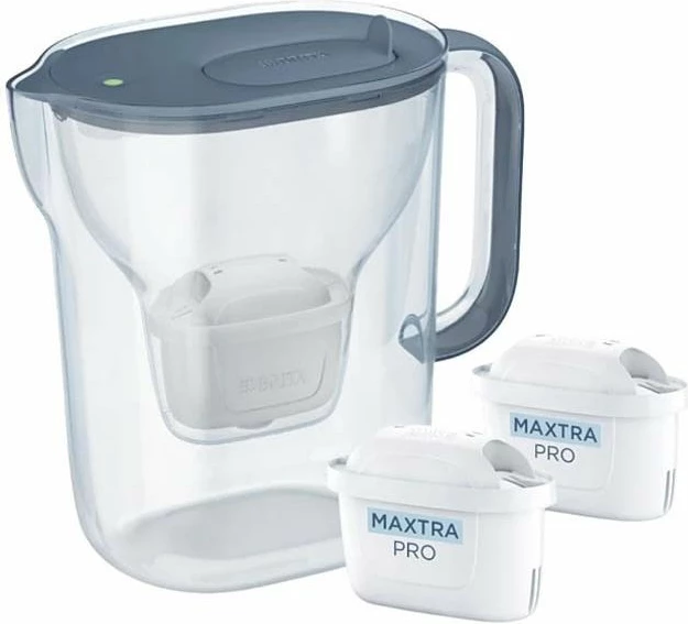 Filter ujit BRITA Style Essential me 2 patrona MaxtraPro PP, 2.4l, kaltër