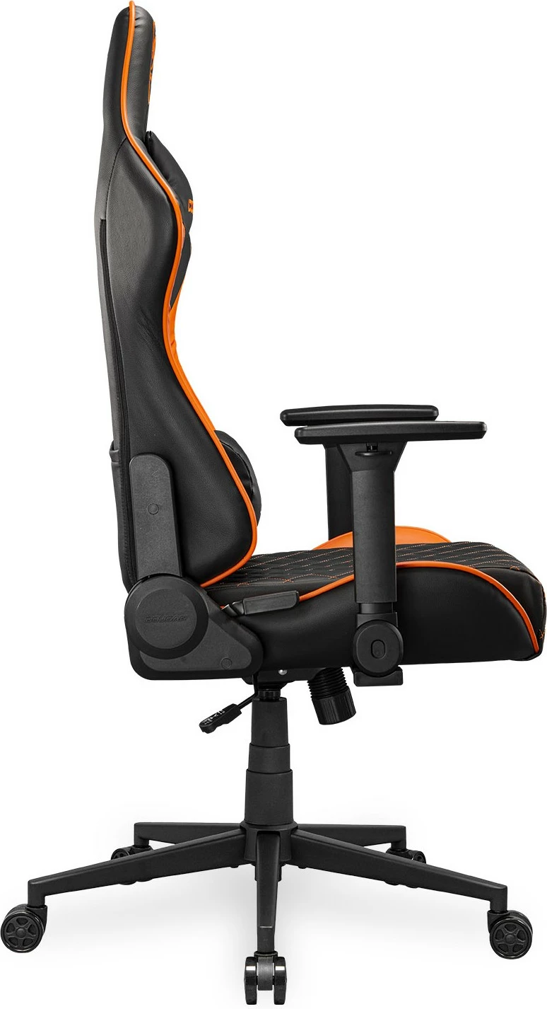 Karrige gaming Cougar Armor One V2, e zezë/portokalli