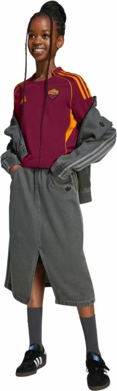 Fanellë futbolli për fëmijë adidas AS Roma, e kuqe