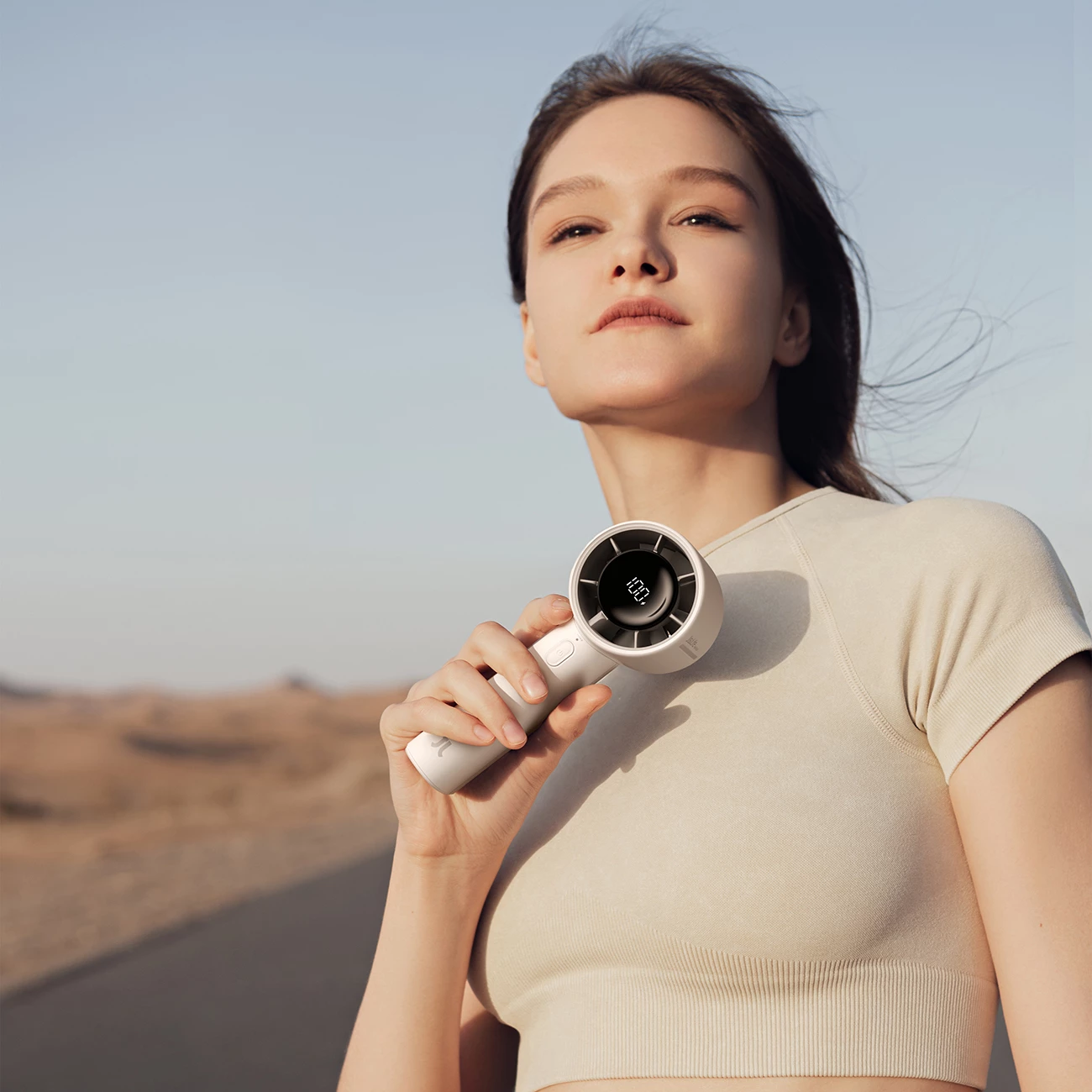 Ventilator dore Jisulife Handheld Fan 10S 5000mAh USB-C, gri