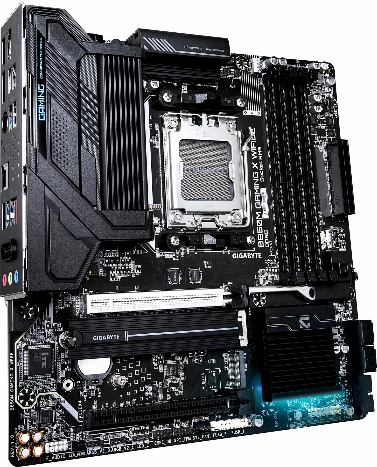 Pllakë amë Gigabyte B850M GAMING X WIFI6E, Micro-ATX, AM5, DDR5, WiFi 6E