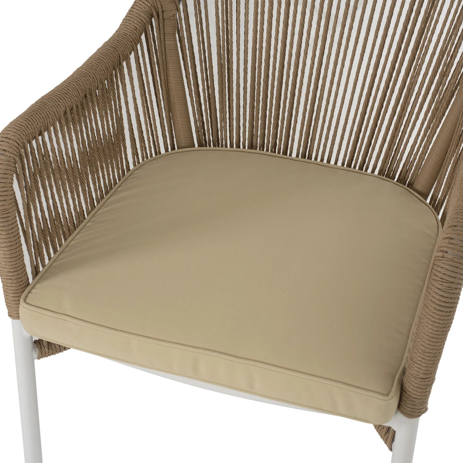 Karrige alumini FH5855.01 e bardhë me litar PE bexh 56x66x82