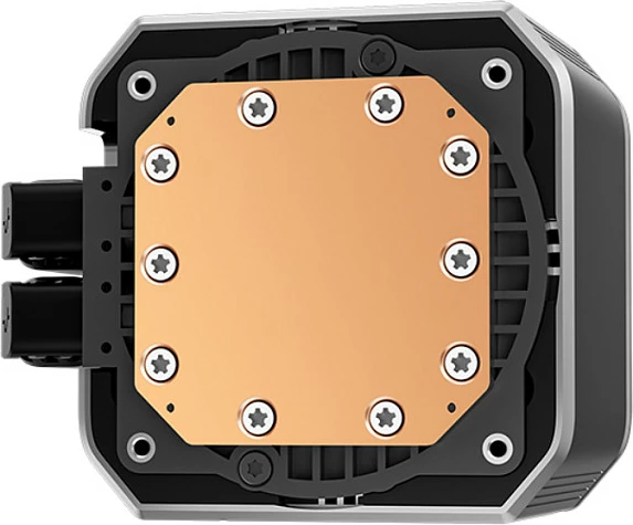 Ftohës CPU me lëng AIO DeepCool MYSTIQUE 240, 240mm, LCD, 2x120mm PWM, i zi