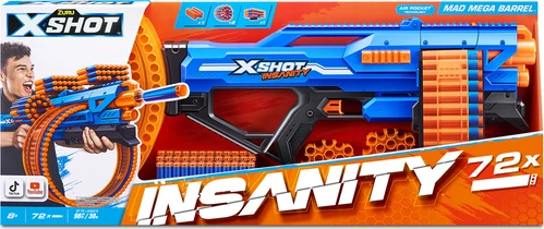 Lodër për djem X-Shot Insanity Mad Mega Barrel by ZURU