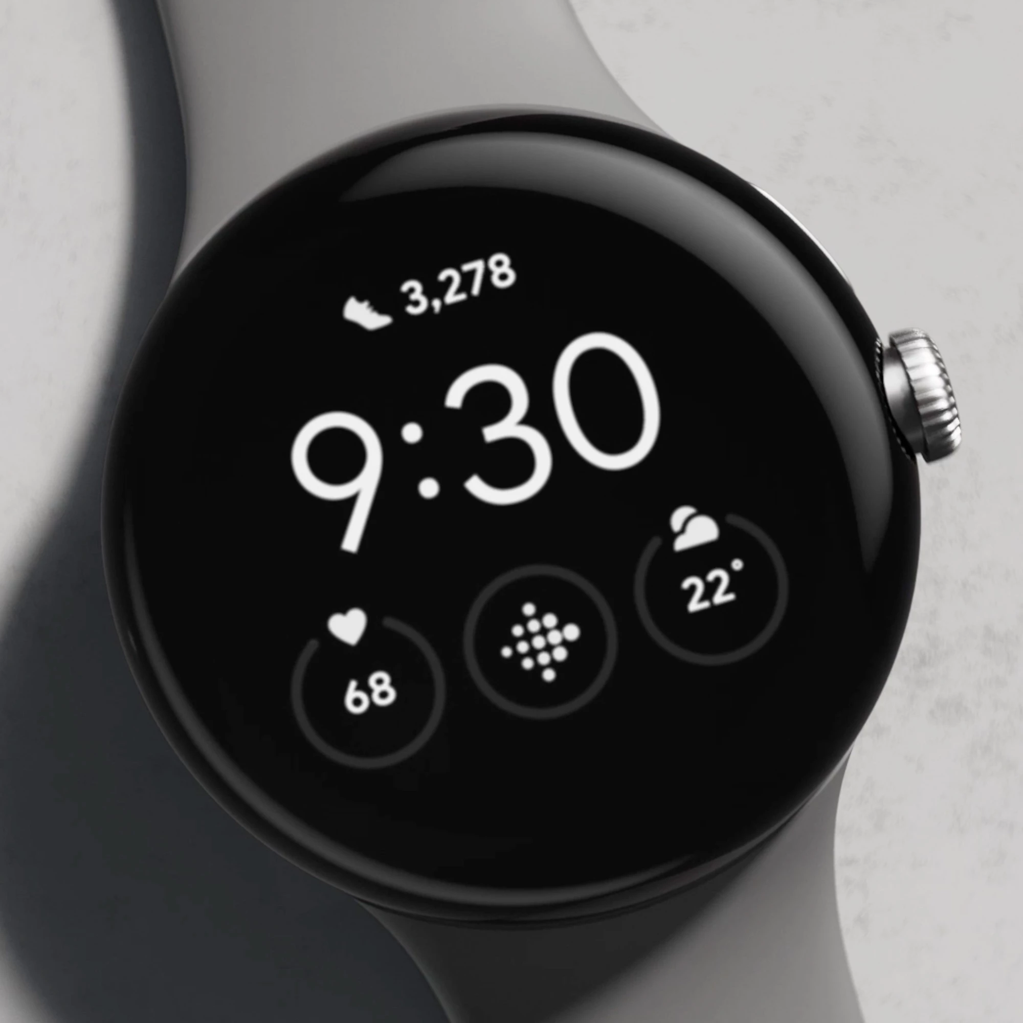 Google Smart Watch Obsidian Active