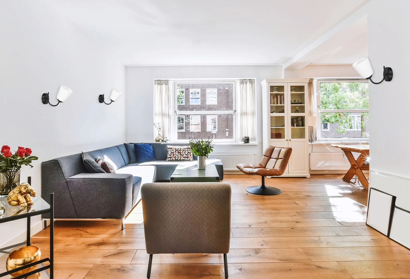 Llambë muri Activejet AJE-ALMA 1P, E27, 1x40W, Bardhë