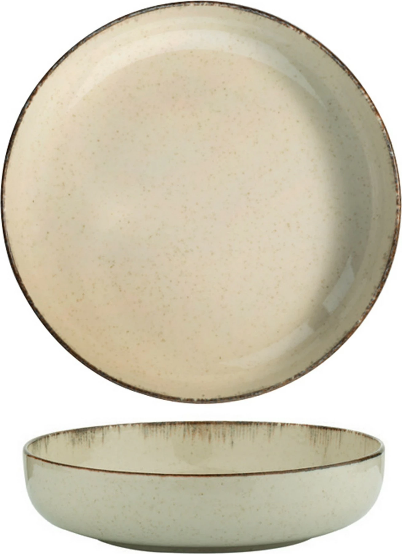 Set tasash (6 copë), Hermia Concept, MODKAS6Y2730P02, ngjyrë krem