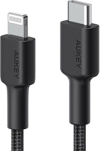 Kabllo AUKEY CB-CL03, Lightning në USB Type-C, 2m, e zezë