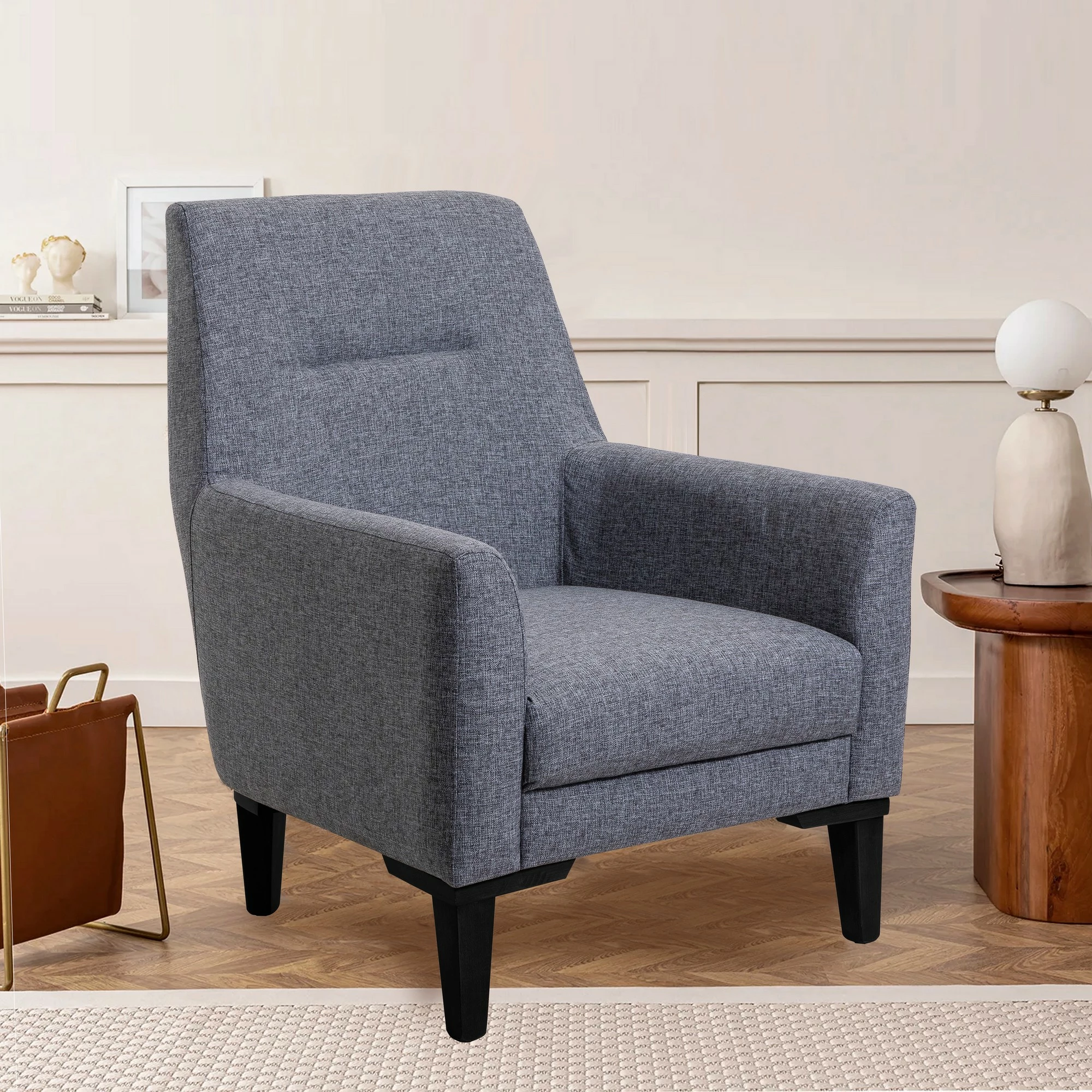 Karrige Wing Atelier del Sofa, Liones-S, gri e errët