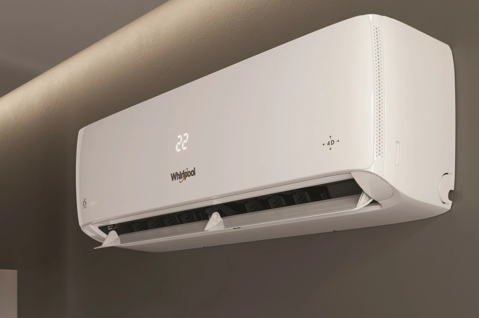 njësi e brendshme kondicioneri, Whirlpool SPICR312WFI, 2.6 kW ftohje, 2.9 kW ngrohje, A+/A++, Wi‑Fi, e bardhë