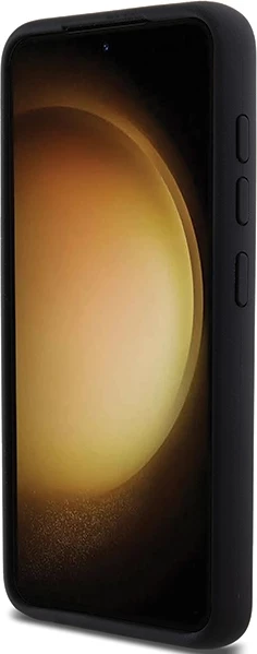 Mbështjellës Karl Lagerfeld Silicone Ikonik Metal Pin për Samsung Galaxy S24, i zi