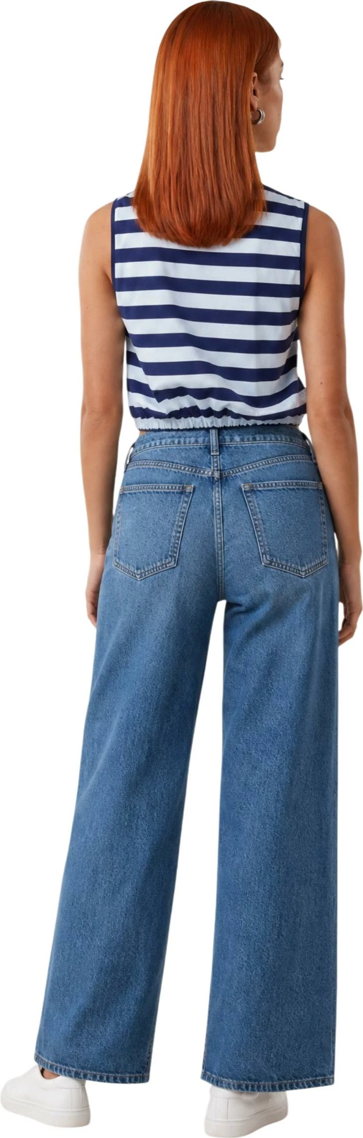 Maicë crop për femra I am 26038, blu [Madhësia: M]