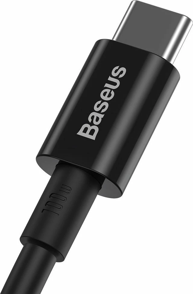 Kabllo USB-C në USB-C Baseus CATYS-B01 (BSU2848BLK) 1 m 100 W e zezë