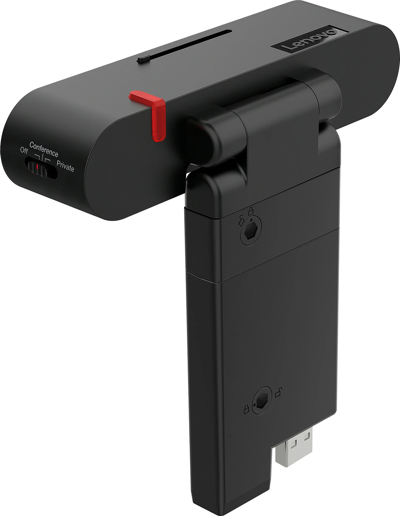Webcam Lenovo ThinkVision MC60, Full HD 1080p, USB, me mikrofon, e zezë