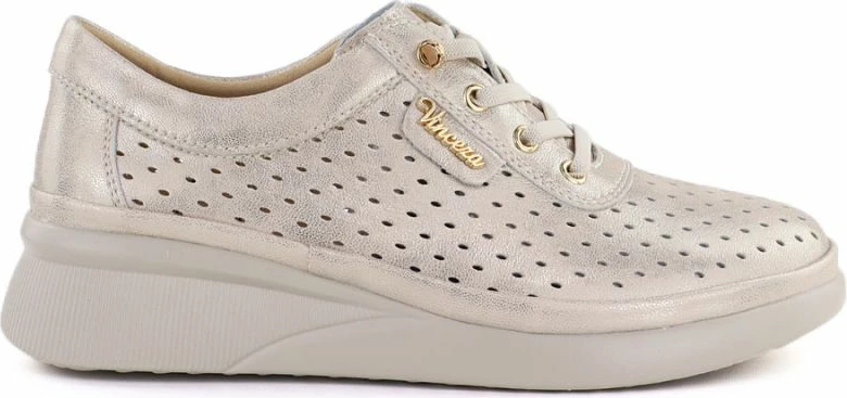 Këpucë me takë platforme për femra Vinceza 79603, të arta