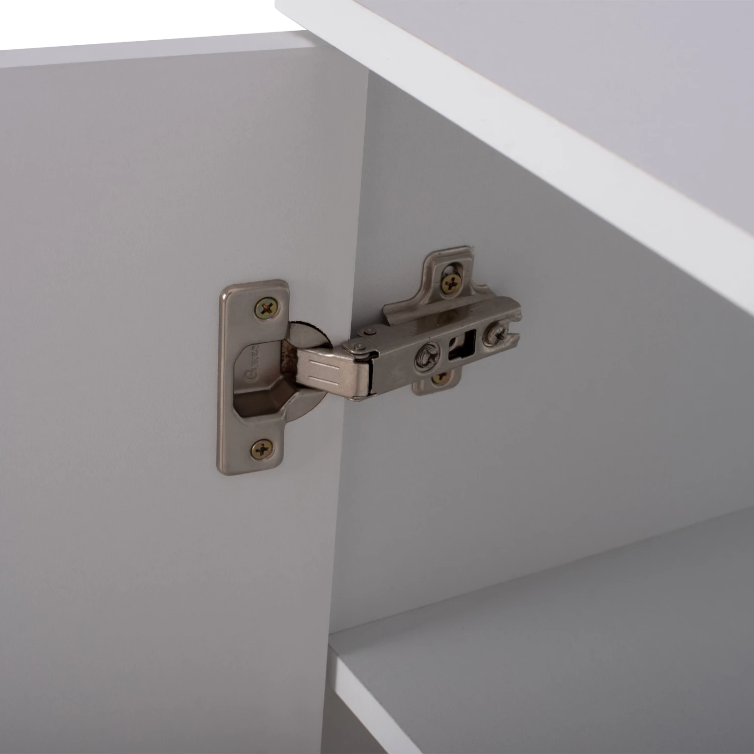 Dollap këpucësh Emerie FH2206.05, i bardhë, 60x40x80Hcm