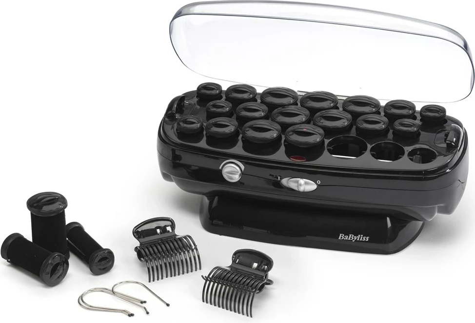Set për stilim flokësh BaByliss Thermo Ceramic Rollers, 50 W, E zezë