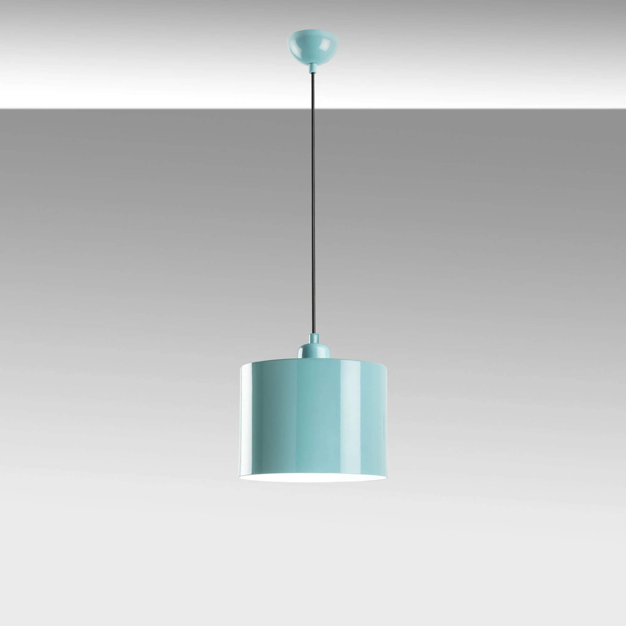 Llambë tavani Opviq, ngjyrë turquoise, Duz