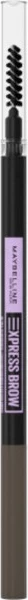 Laps për vetulla Maybelline Express Brow Ultra Slim Automatic për femra Deep Brown 1 copë