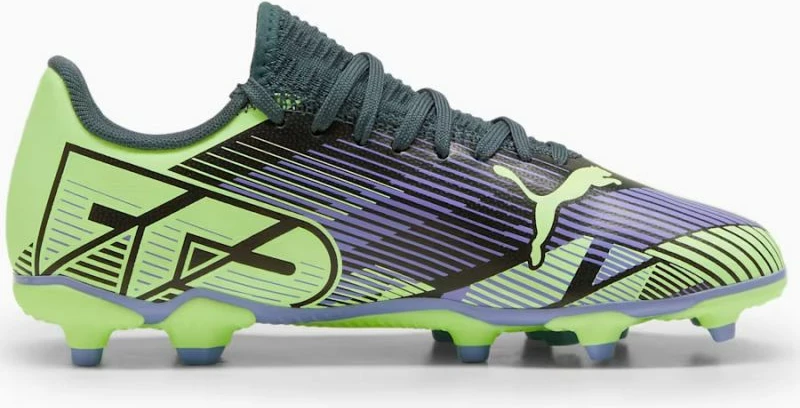 Atlete futbolli Puma për fëmijë, vjollcë dhe jeshile