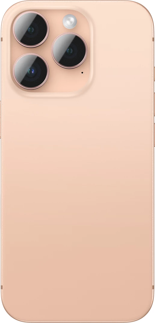 Mbrojtës kamerë AmazingThing AR Aluminum 3 Lens Glass me kornizë për iPhone 16 Pro / 16 Pro Max, rozë ari